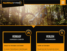 Tablet Screenshot of fahrradhaus-eyring.de